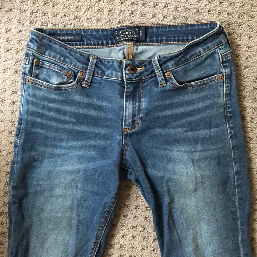 Lucky brand mid-rise jeans